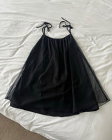 シフォンレイヤードワンピース