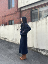 Remember corduroy long skirt 