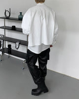 CR ラミネーティングクロップドジャケット / CR Laminating Cropped Jacket (2 colors)