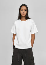 [B-BASIC] Round Neck Box Napping Short Sleeve T-shirt
