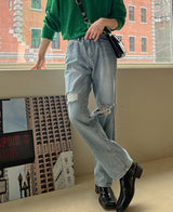 カラーマイレリーフビンテージデニムパンツ/Colmy Relief Vintage Denim