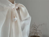 Tie Blouse (2 colors)