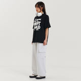 タイポボキシーTシャツ / TYPO BOXY TEE BLACK