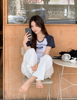 1974クロップ半袖Tシャツ / 1974 Crop Short Sleeve T-shirt (3color)