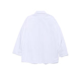 OVERSIZE BACK INCISION SHIRT WHITE (6682524483702)