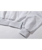バブルロゴクロップフーディー/Burble Logo Crop Hoodie (Melange)