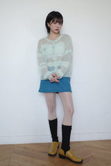 ティンガーニットウェアミニスカート / Tinger knitwear mini sk (3 colors)