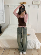 Liz Vintage Wide Denim Pants