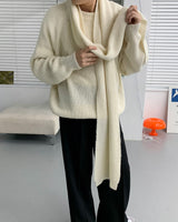 アルパカマフラーニットセット / BL Alpaca Muffler Knit Set (4 colors)