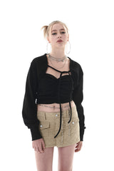 キルティングミニスカート/QUILTING MINI SKIRT