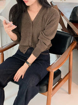 Every V-neck Knit Cardigan (10color)