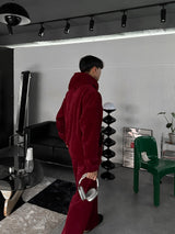 Perfect Velour Hood Zip Up (3color)