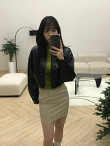 マロショートレザージャケット