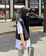 フードクロップレザーベスト (2 color)