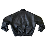 Hidden leather jumper
