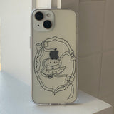 Ribbon Balletline Cat Phone Case
