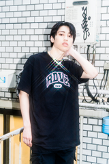 コラボレーションロゴTシャツ BXW × RDVZ Collaboration T - BLACK