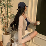 [Bellide made] ビギニングサマークロップドカーディガン