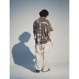 ブリーチダイングストラップシャツ / BLEACH DYEING STRAP SHIRT_BR