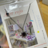シーアシャインスターブラックユニークネックレス/shia Shine Star Black Unique Necklace