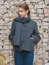 HAIRY WOOL MUFFLER COAT_CHARCOAL (6638382153846)