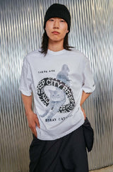 チューブキャットTシャツ/tube cat tee _ blue