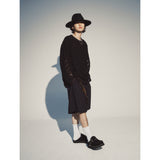 ハーフバンディングバミューダパンツ / HALF BANDING BERMUDA PANTS_BK