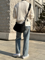 LMN ミュートワイドデニムパンツ / LMN Mute Wide Denim Pants (blue)