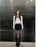 Classic mini pocket high-waist shorts (2 Color)