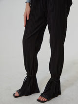 PLEATS ANKLE STRAP PANTS (2 COLOR) (6682303561846)