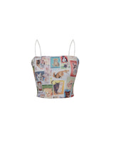 WORLDWIDE CAT POSTCARD TUBE TOP (6682297860214)
