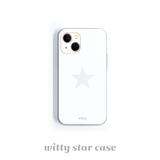 スターフォンケース / witty star phone case (white)