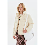 CHERRY BASIC DOWN JUMPER [CREAM]