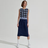 Side band Long Skirt (6679674421366)