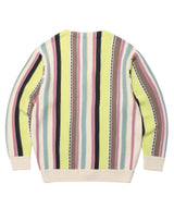 レールニットカーディガン / RAIL KNIT CARDIGAN BEIGE(CV2DSUK680A)