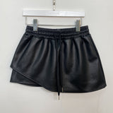 レザースカートパンツ / LEATHER SKIRT-PANTS