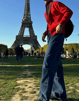 ASCLO Eiffel Wide Crack Denim