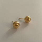 メルティングボールピアス / melting ball earring