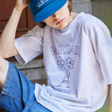 フラワー半袖Tシャツ