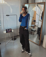 (UNISEX) ブラフ起毛カーゴパンツ