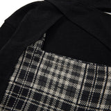 Layered Check Knit Set [BLACK] (6638337884278)