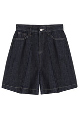 サマーラインジーンズ／リネンインディゴショートパンツ / SUMMER LINE JEANS / LINEN INDIGO SHORT PANTS