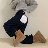ナッピングエンブロイダリー2WAYジョガーパンツ / [Bellied made] napping embroidery two-way jogger pants