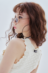 レーススリーブレストップ / lace sleeves_ivory