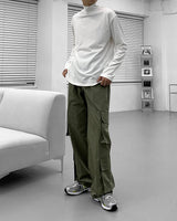 ルーニースパンデックスタートルネックTシャツ / YM Rooney Spandex Turtleneck T-Shirt (3 colors)