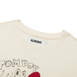 ウィッティバニートムボーイスケッチTシャツ / WITTY BUNNY TOMBOY SKETCH T-SHIRT [IVORY]