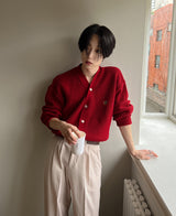 ロゴアトムシグネイチャーカーディガン/Logo atom signature cardigan (4 color)