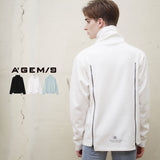 バックジップタートルネックロングスリーブカットソー/ BACK ZIP TURTLENECK L/S (4574075617398)