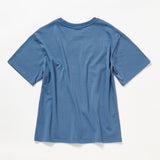 リラックスフィットピーチプリントTシャツ / RELAXED FIT PEACH PRINT T-SHIRT_BLUE