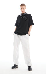 リフレクティブオーバーサイズTシャツ
